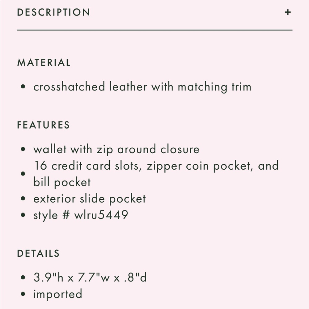 ▪️KATE SPADE▪️Large Continental Wallet 2019 Coll - Picture 8 of 8